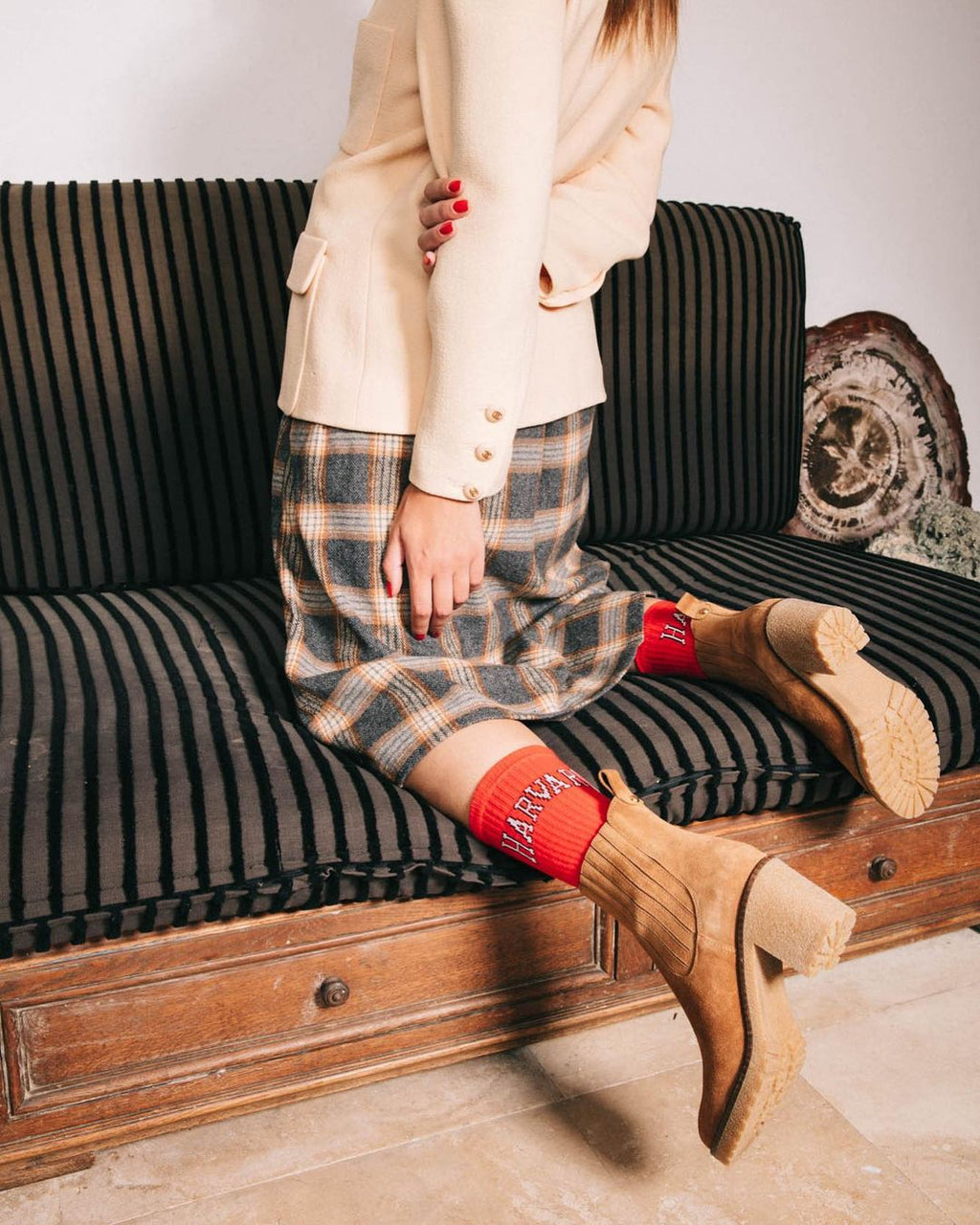 Benaa Ankle Boots - Cognac