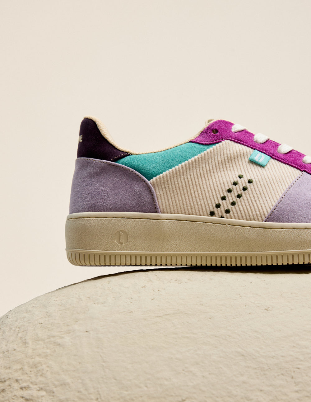 Maxence F Low-Top Trainers - Lilac Ecru Purple - Women