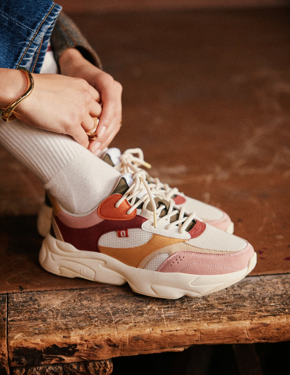 Zapatillas bajas Nathanaelle - Blush Beige Crudo