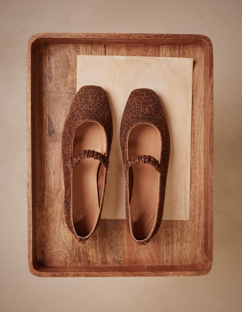 Ballerines Serra - Suède Léopard - Femme
