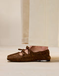 Ballerines Tula - Suède Léopard - Femme