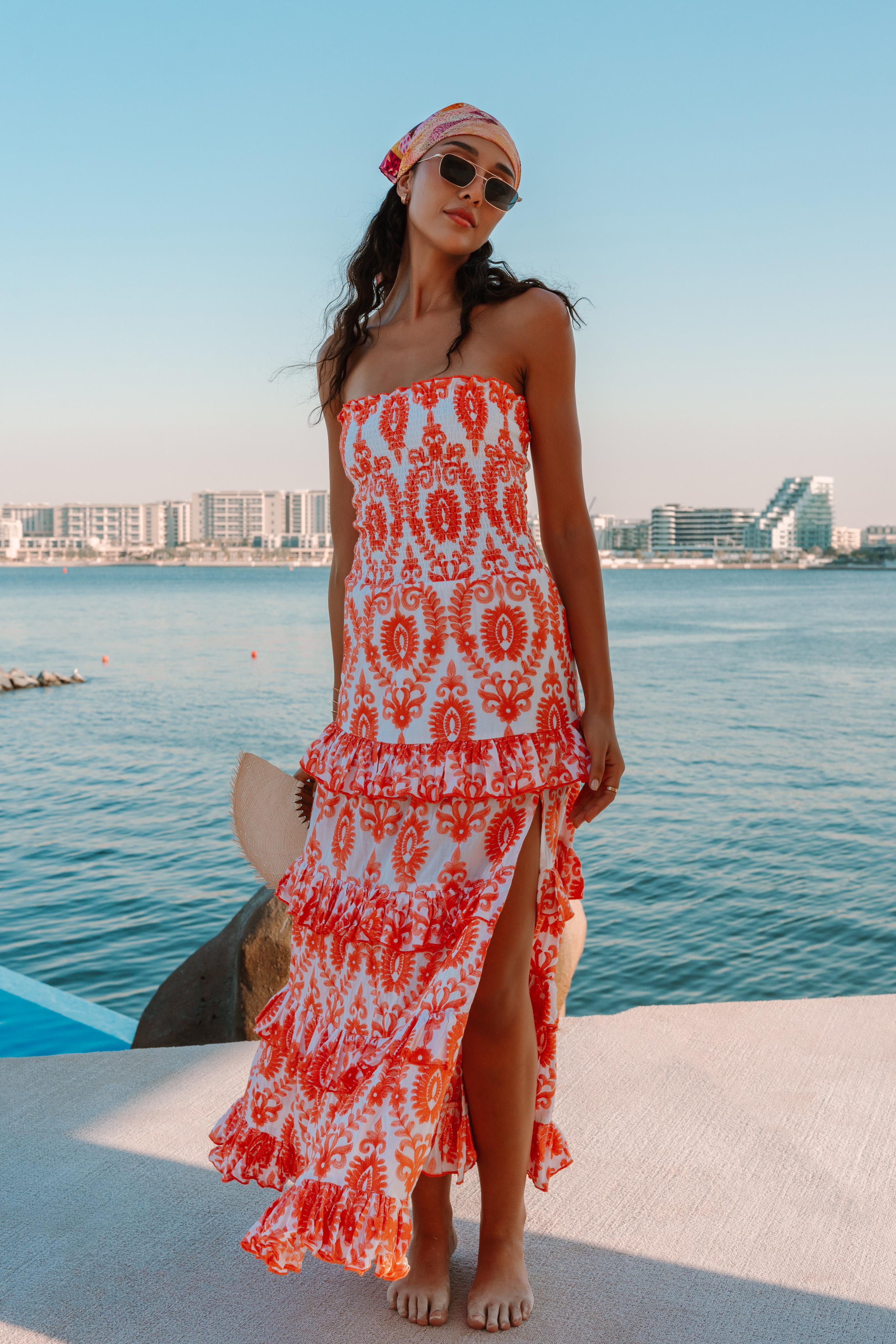 Vestido Lula - Coral