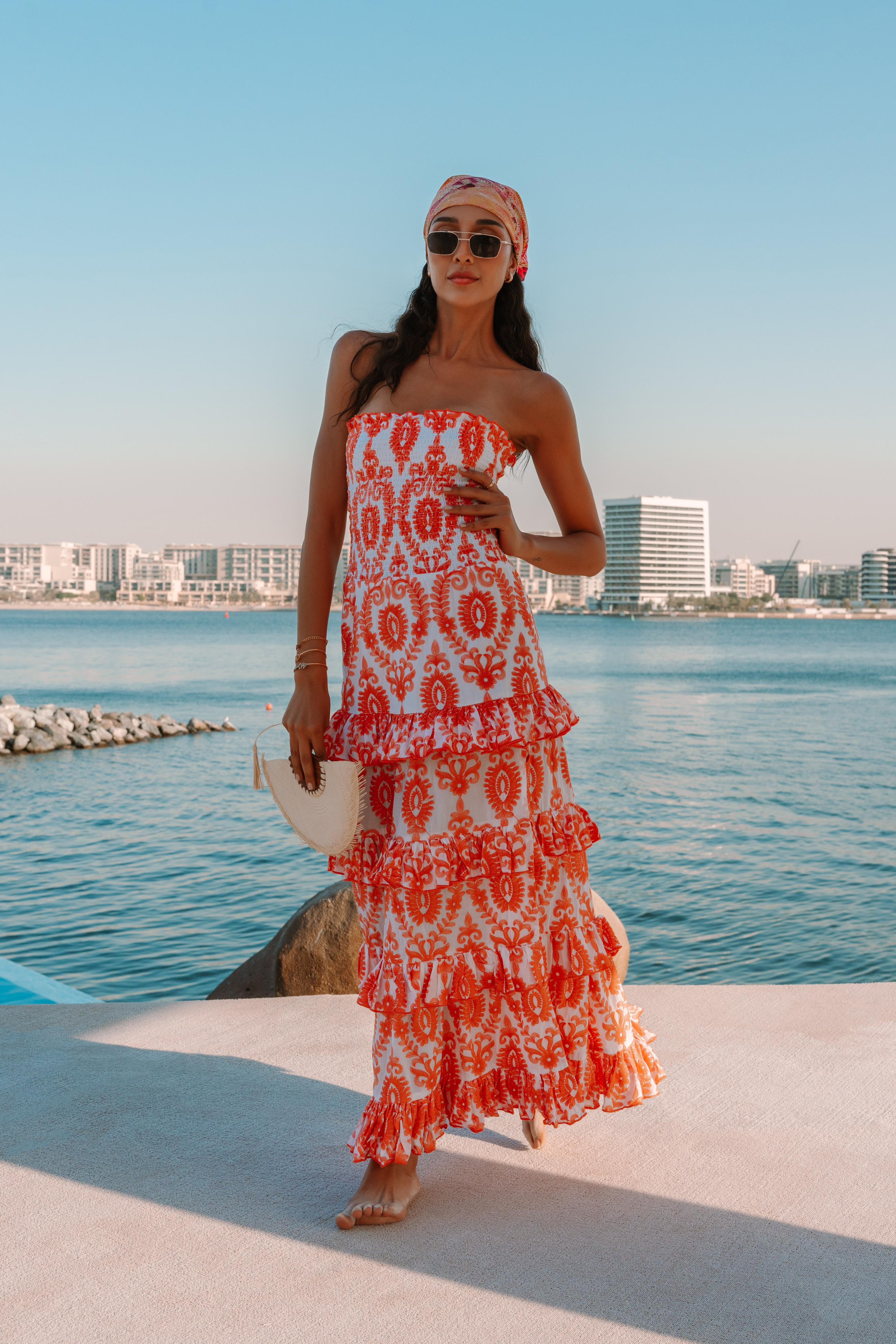 Vestido Lula - Coral