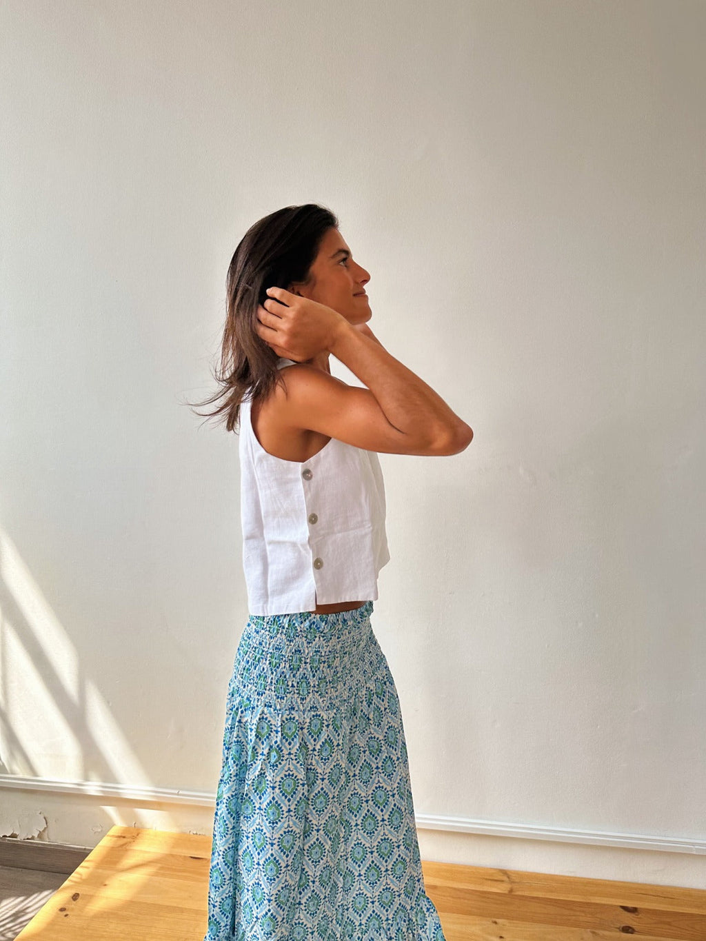 Top Claudia Lino Blanco