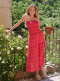 Casiopea Orange Linen Dress
