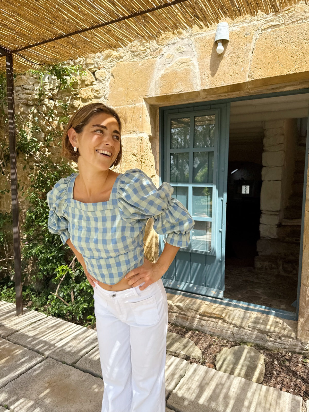 Cléa Blue Blouse