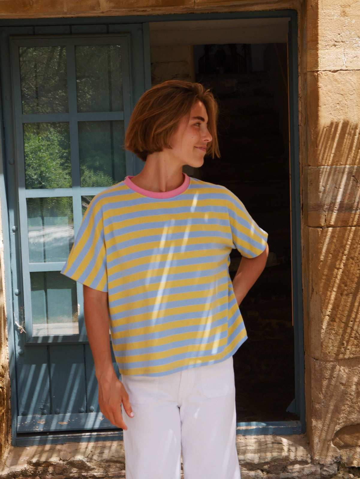 Blue And Yellow Nunu T-Shirt
