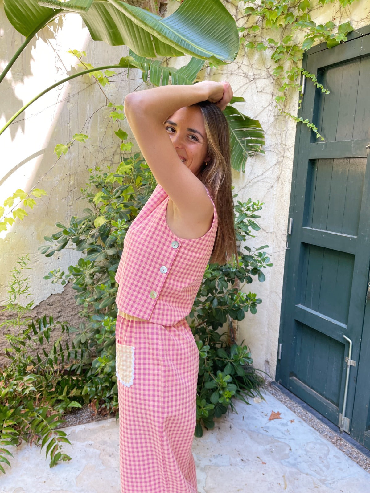 Claudia Pink Vichy Top