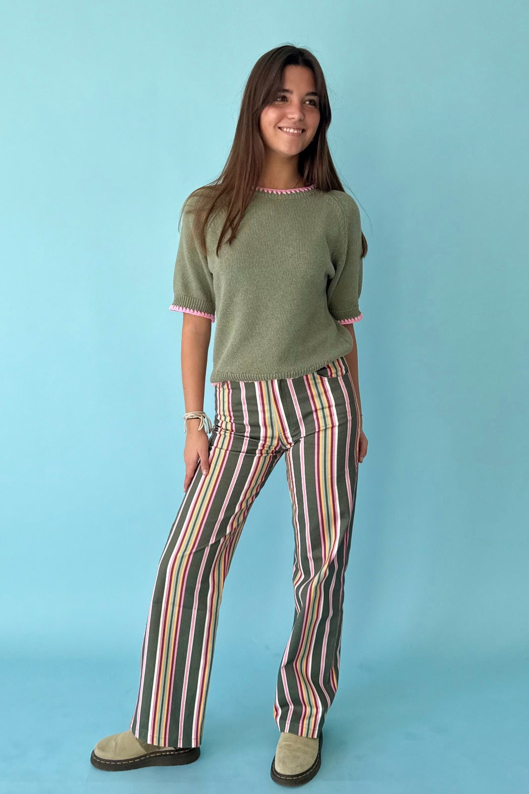 Joana Khaki T-Shirt