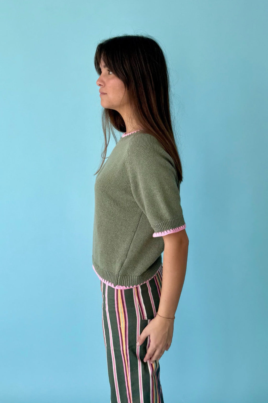 Joana Khaki T-Shirt