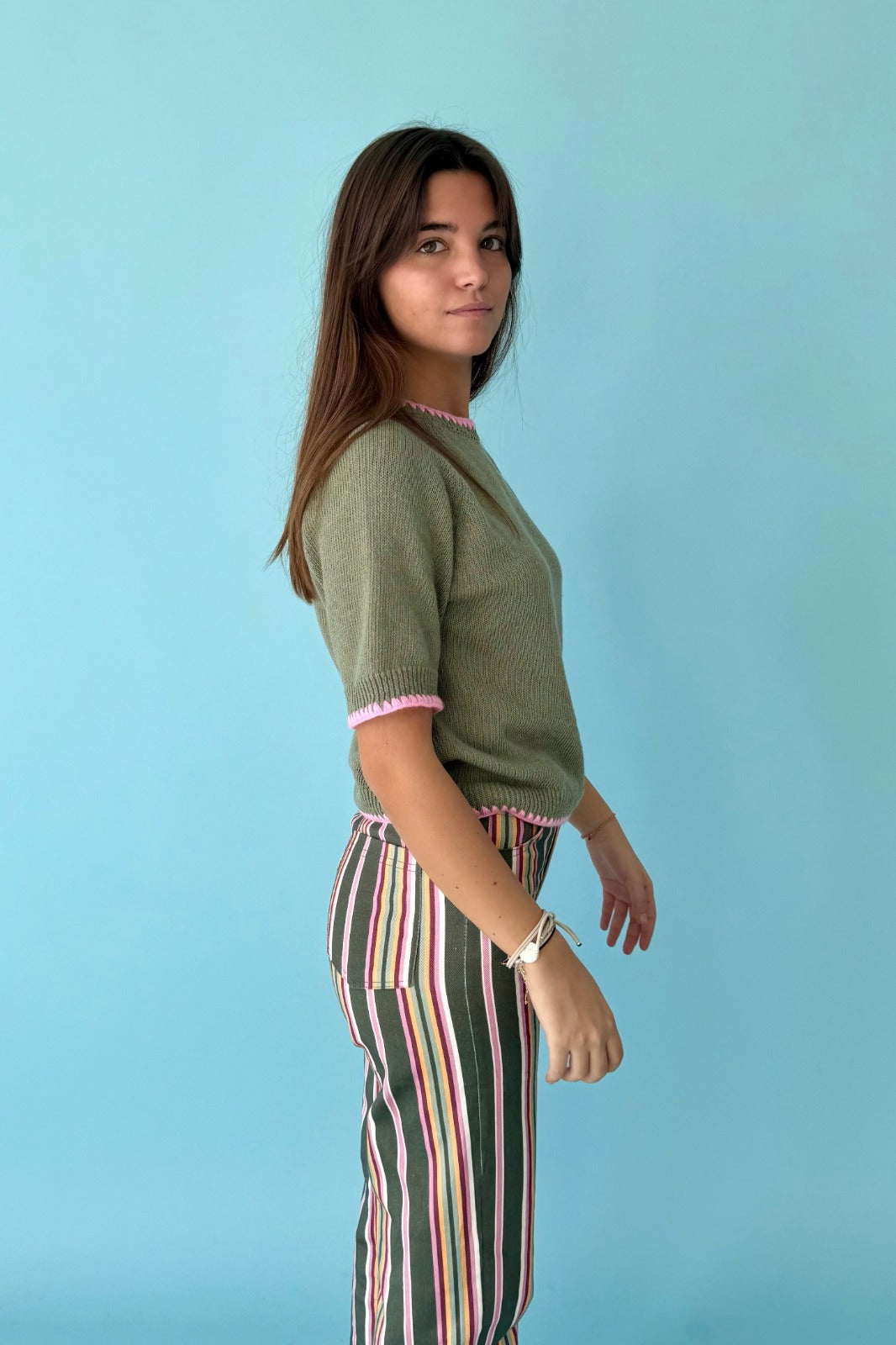 Joana Khaki T-Shirt