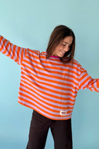 T-Shirt Núria Lavande Et Orange
