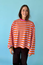 T-Shirt Núria Lavande Et Orange