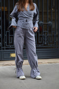 Pantalón Vichy Alea Azul Y Marrón