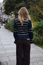 Eloise Blusa azul marino