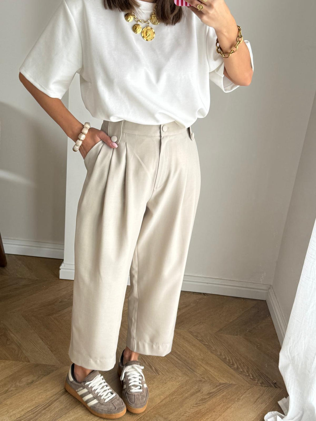 Pantalon Boky Beige