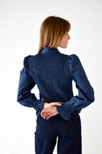 Blusa Denim Lazo Chía