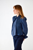 Blusa Denim Lazo Chía