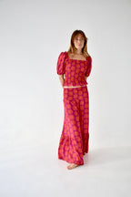 Top Casiopea Rojo Y Naranja