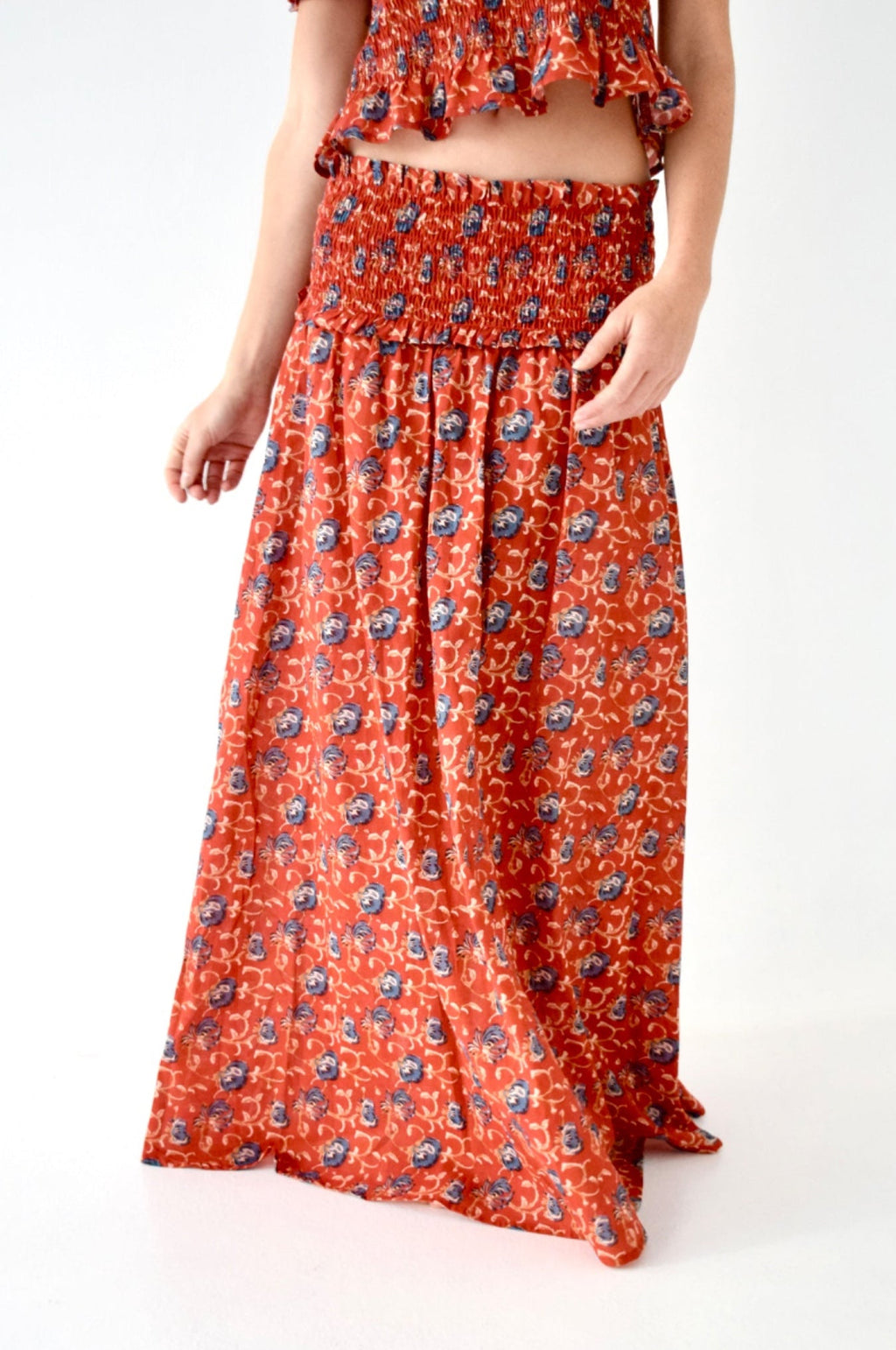 Bruna Lily Skirt Red