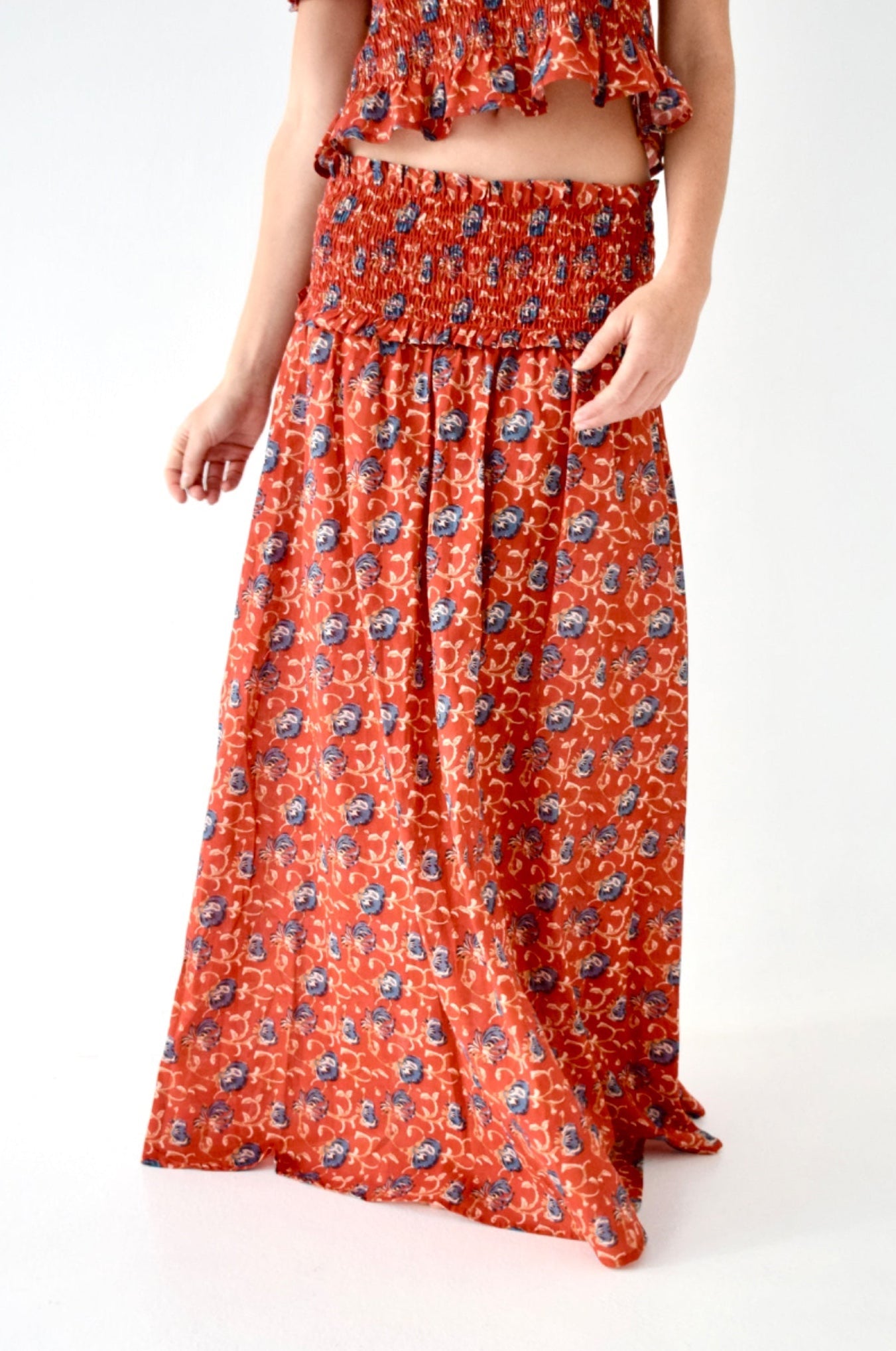Bruna Lily Skirt Red