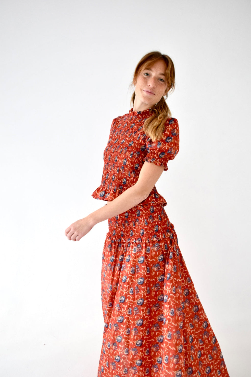 Bruna Lily Skirt Red