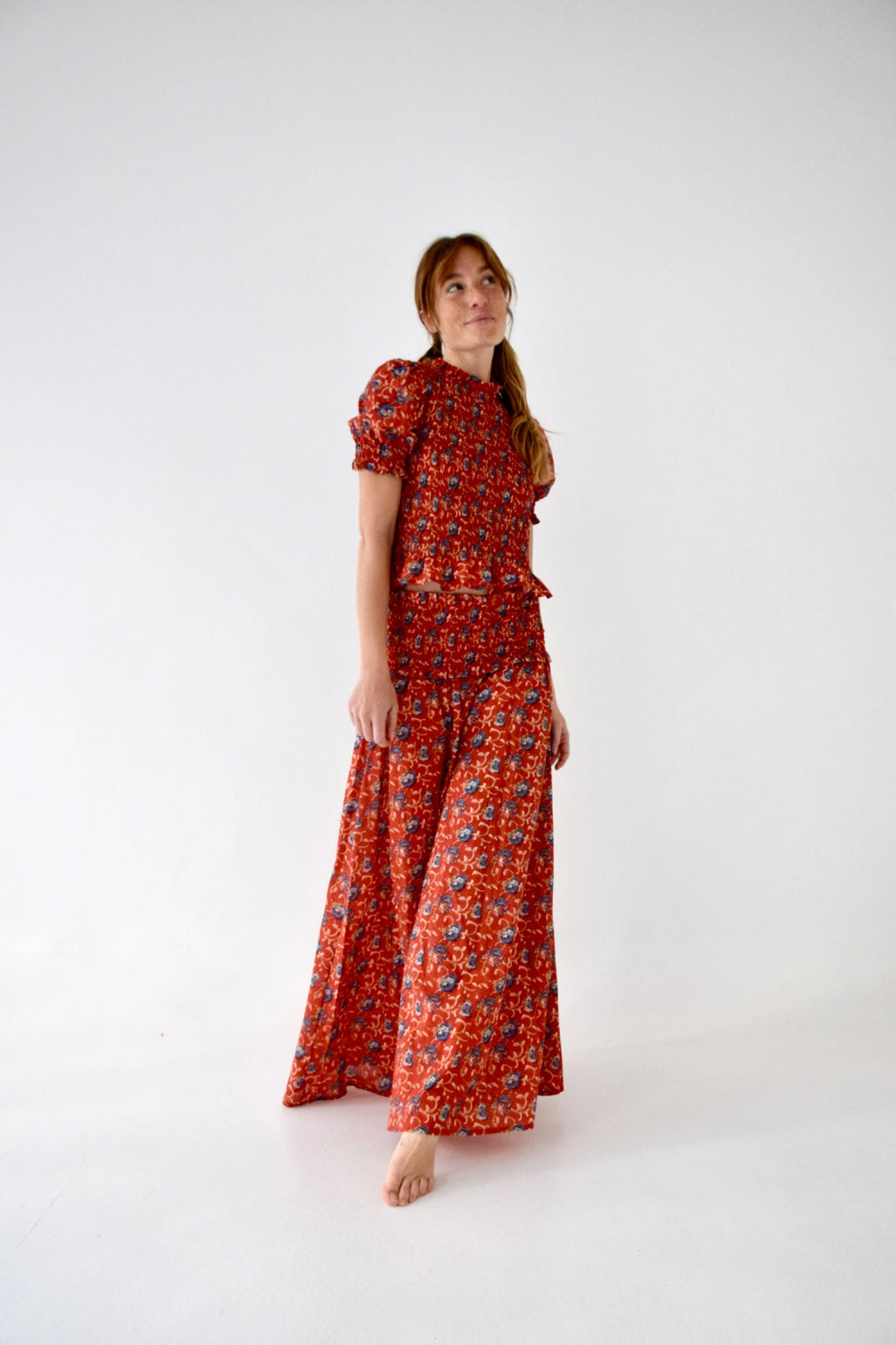 Bruna Lily Skirt Red