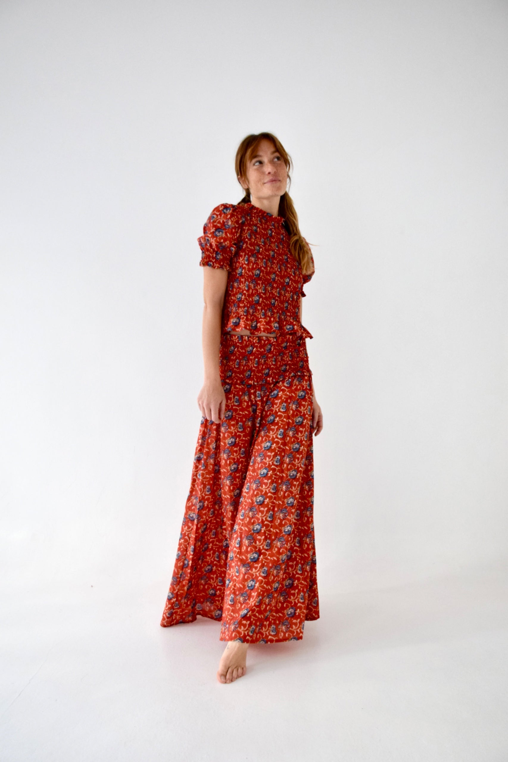 Bruna Lily Skirt Red