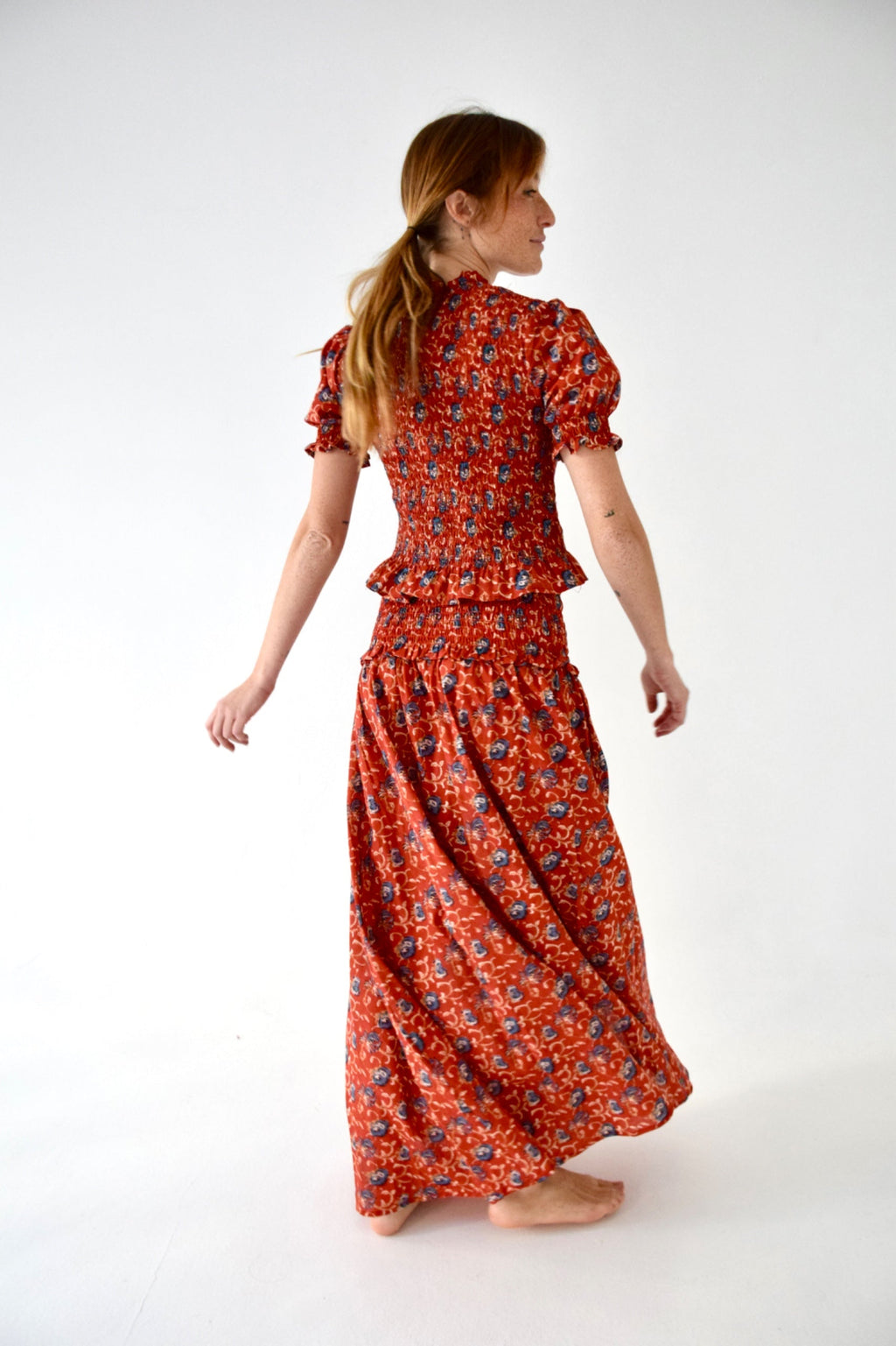 Bruna Lily Skirt Red