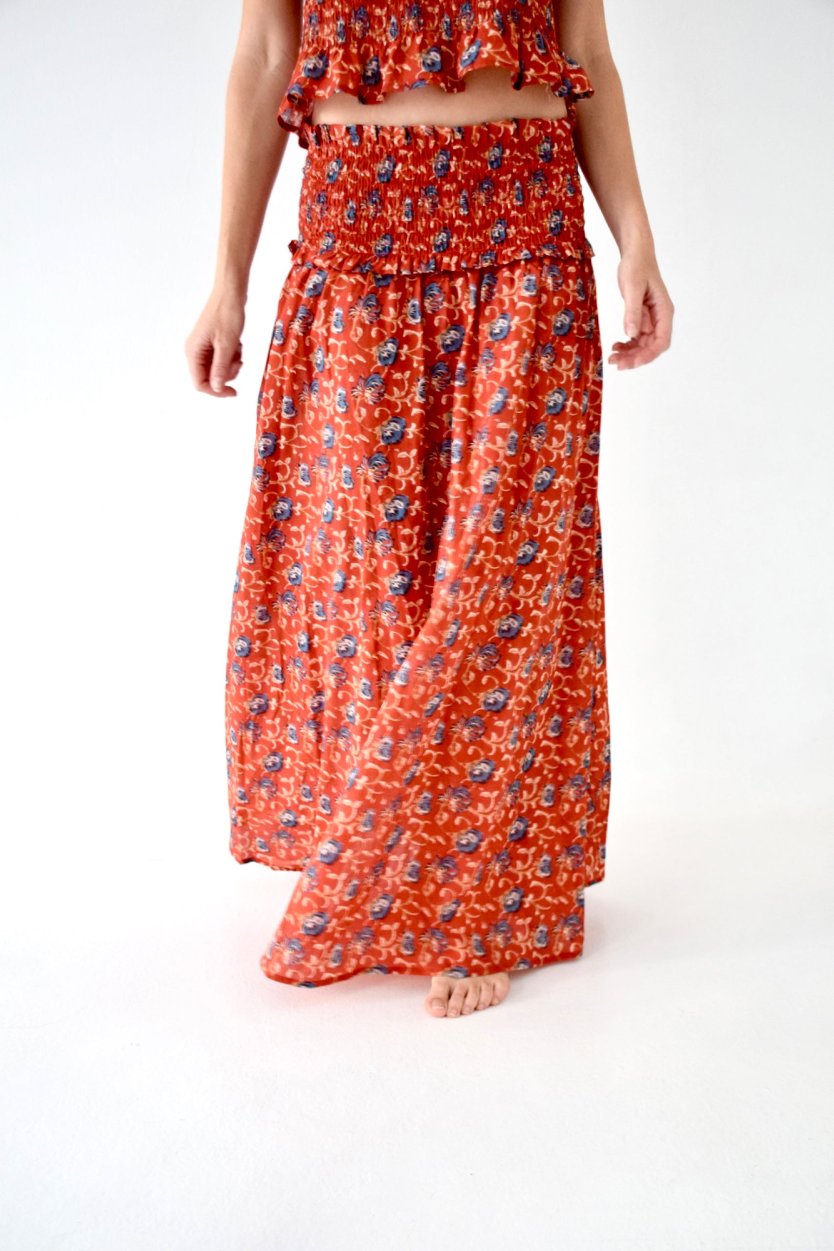 Bruna Lily Skirt Red