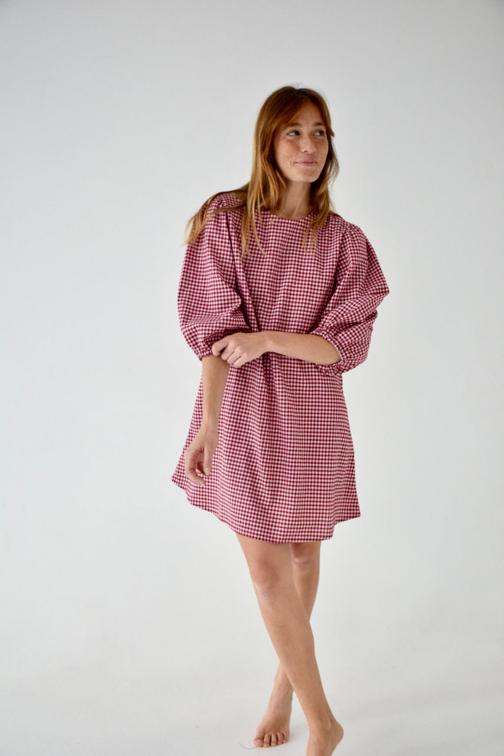 Vestido Mirela Burdeos