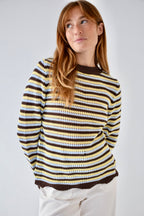 Jersey Violeta Marrón