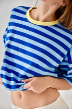 T-Shirt Nunu Bleu Clair Et Bleu