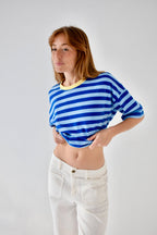 T-Shirt Nunu Bleu Clair Et Bleu