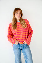 Núria Camiseta Fucsia Y Naranja