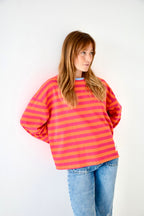 Núria Camiseta Fucsia Y Naranja