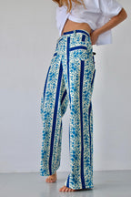 Jeans Valeria Flores Azul