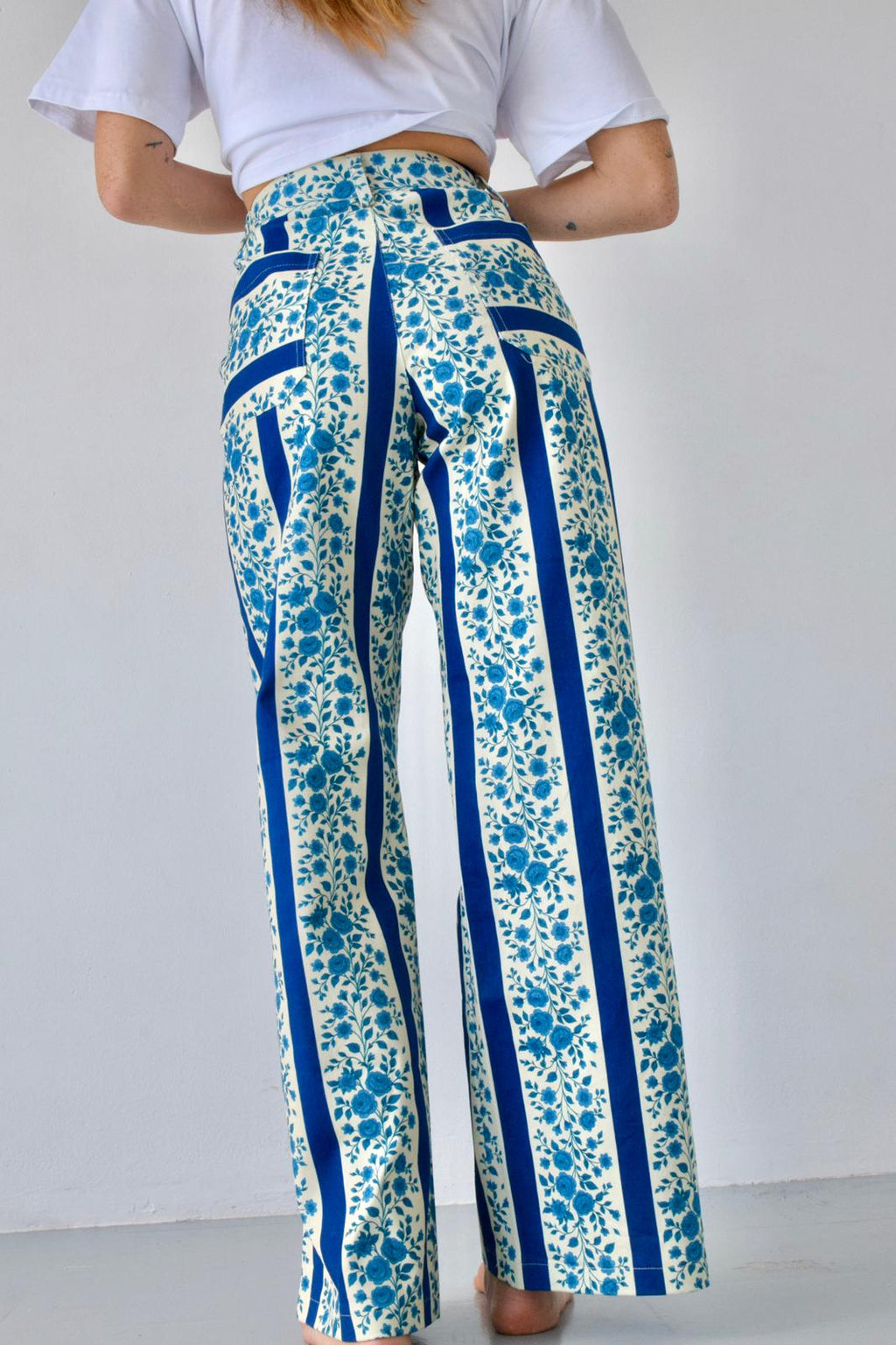 Jeans Valeria Flores Azul