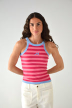 Top Nuri Pink And Fuchsia