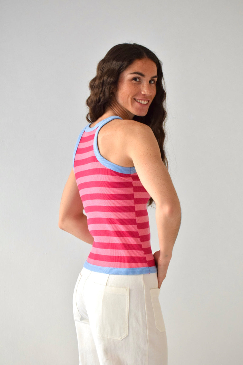 Top Nuri Pink And Fuchsia