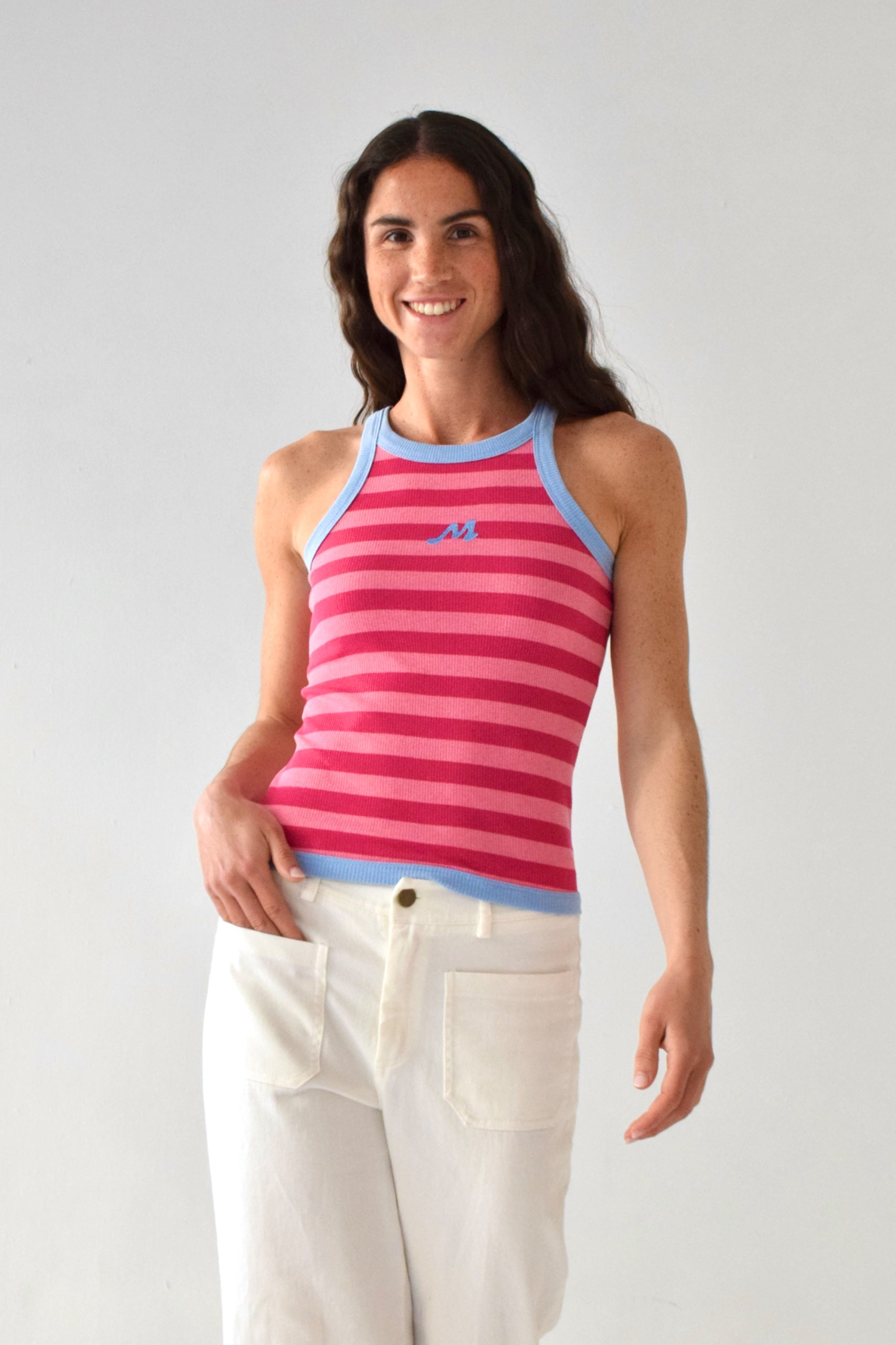 Top Nuri Pink And Fuchsia