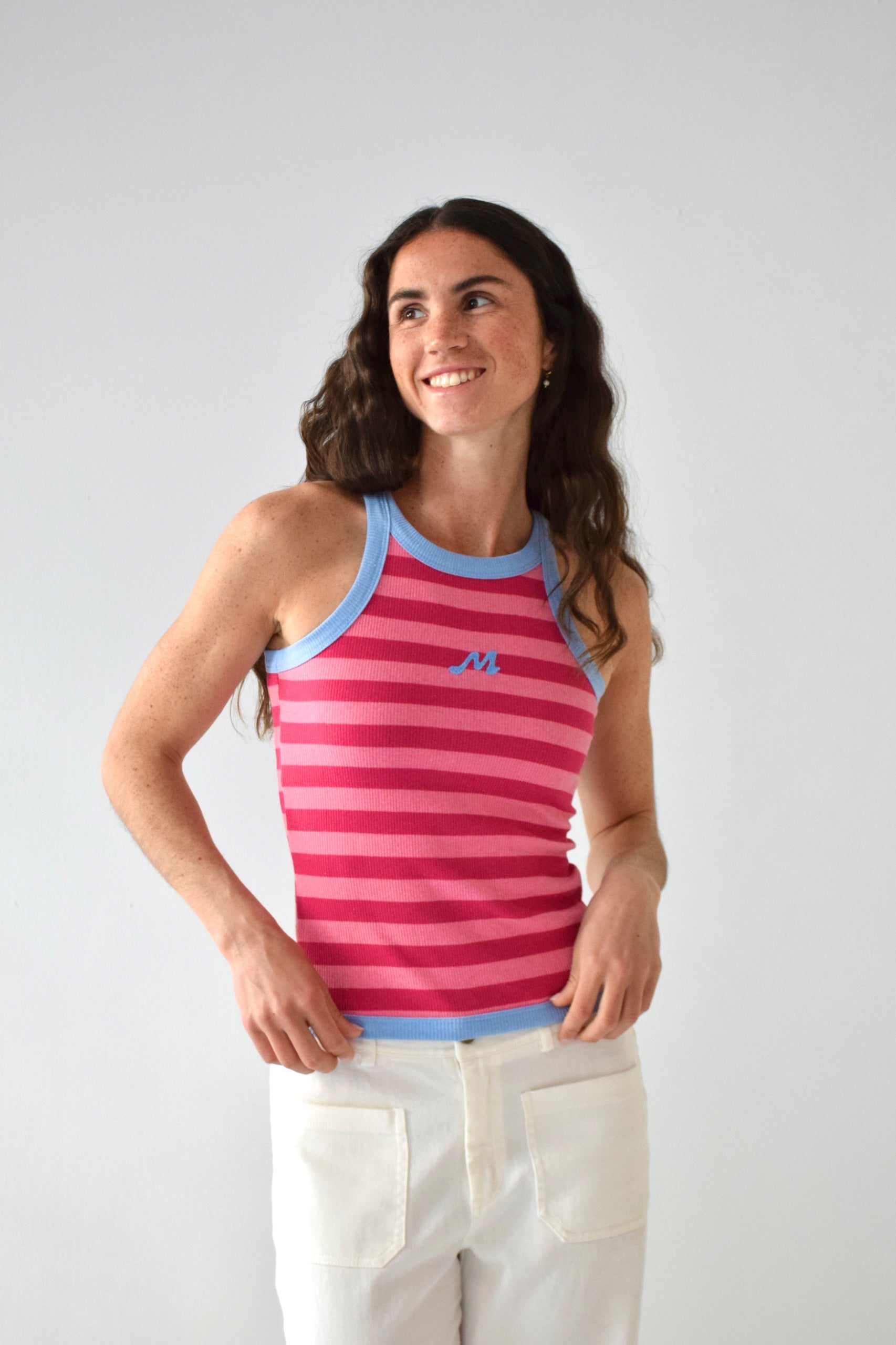 Top Nuri Pink And Fuchsia