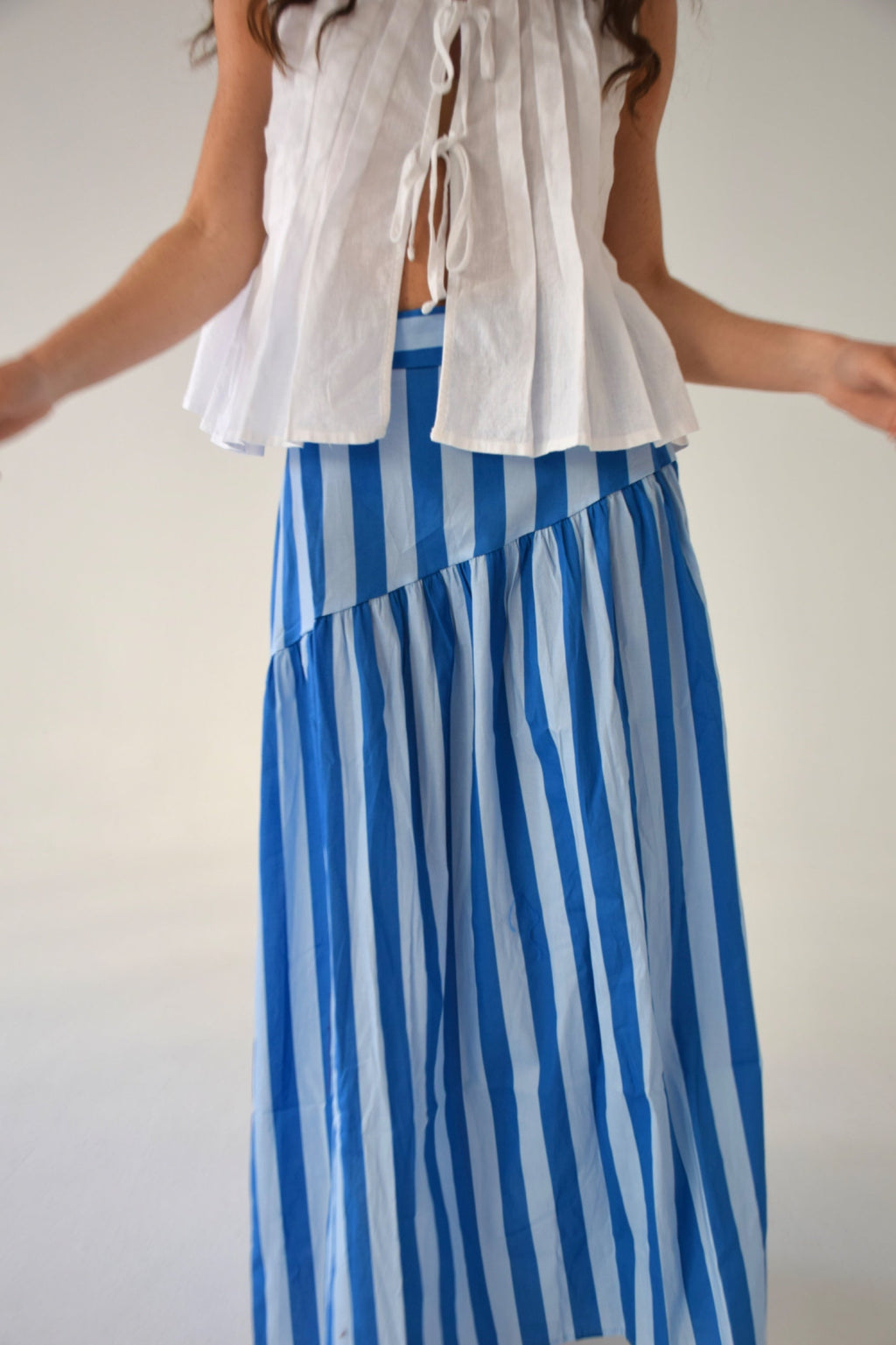 Jupe Beth Rayures Bleu