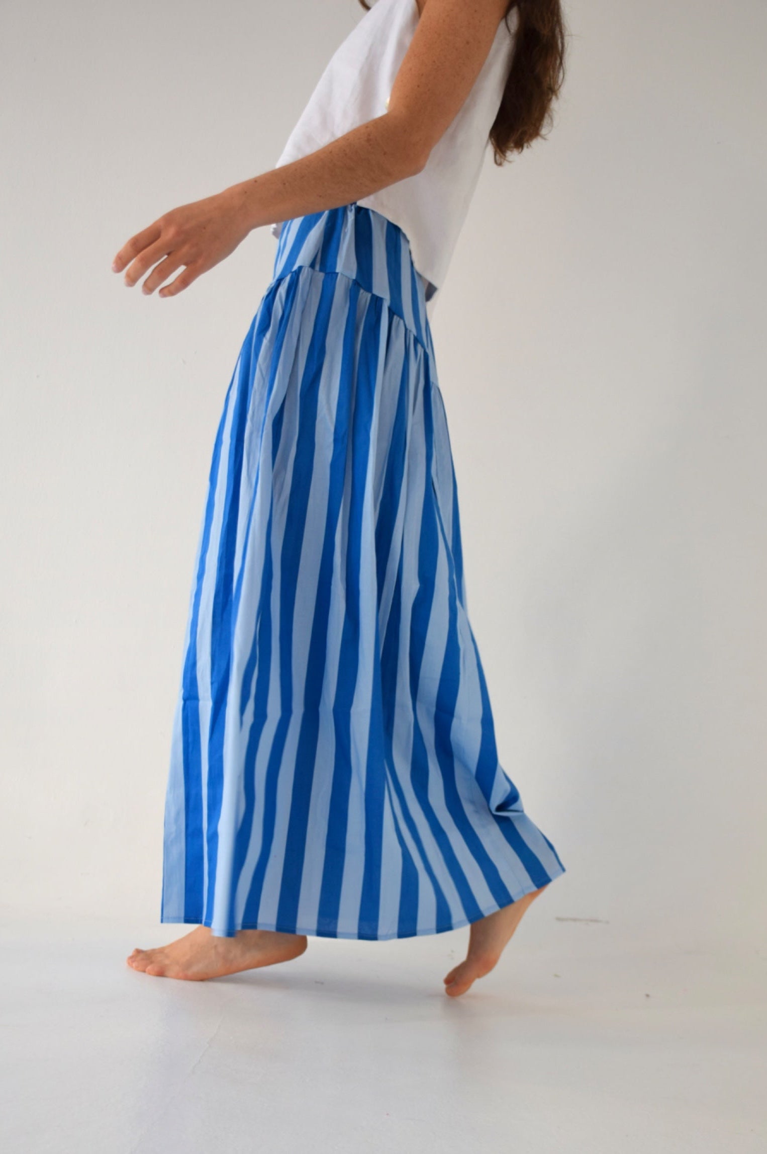 Jupe Beth Rayures Bleu