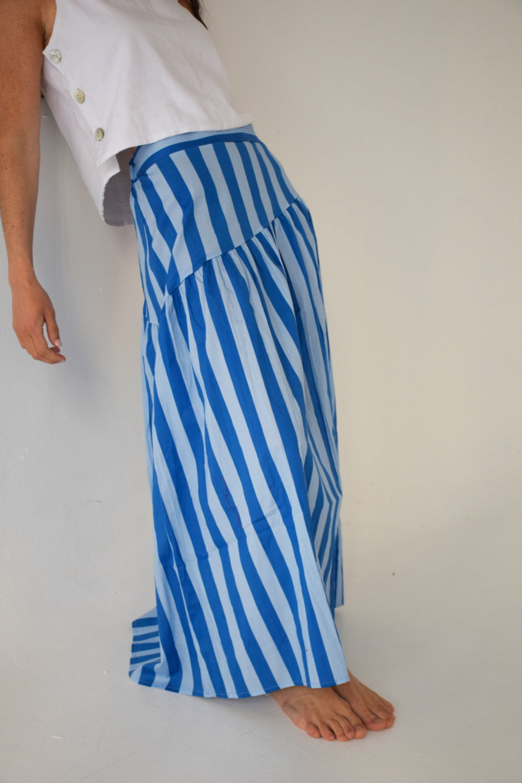 Jupe Beth Rayures Bleu