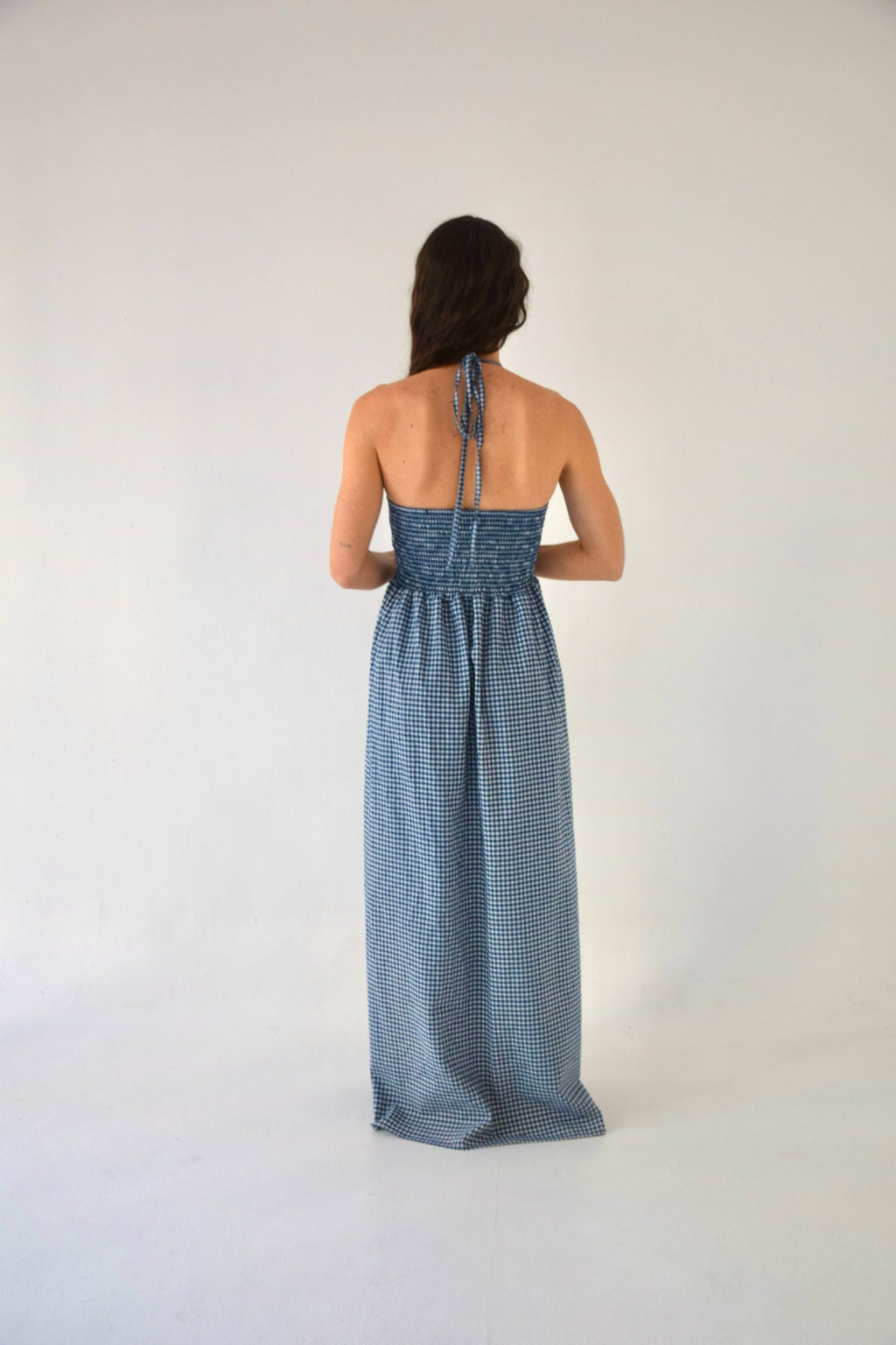 Gina Vichy Navy Dress