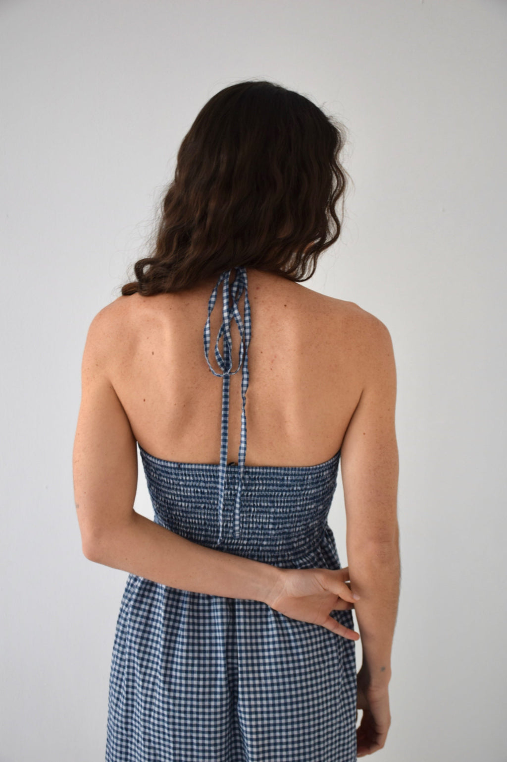 Gina Vichy Navy Dress