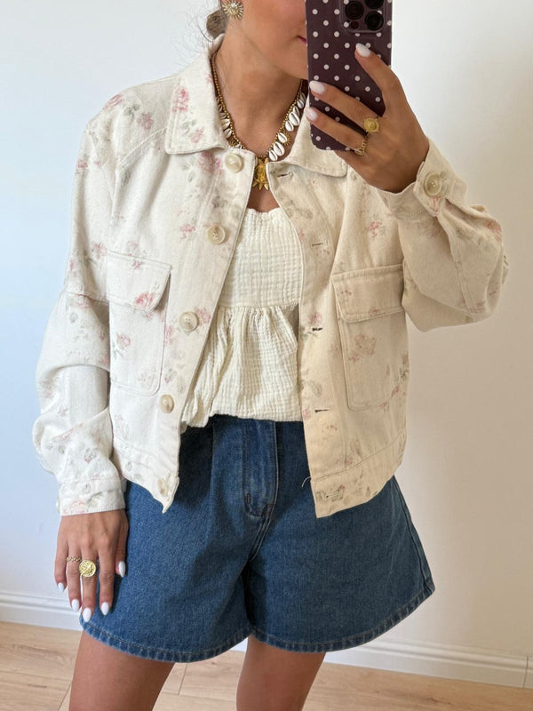 Jacket | flowers