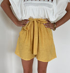 pantalones cortos de lino