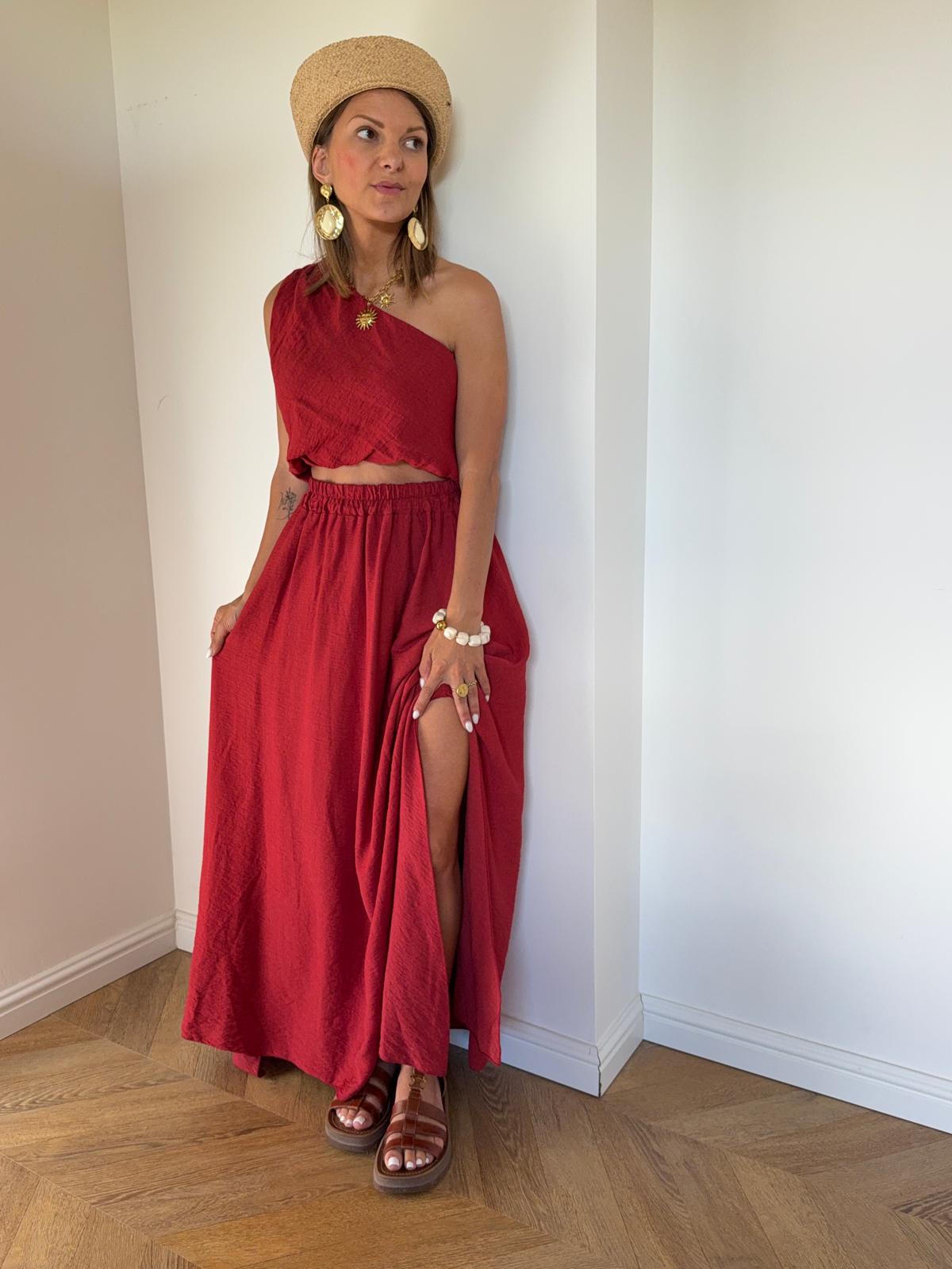 Conjunto Paloma Rojo